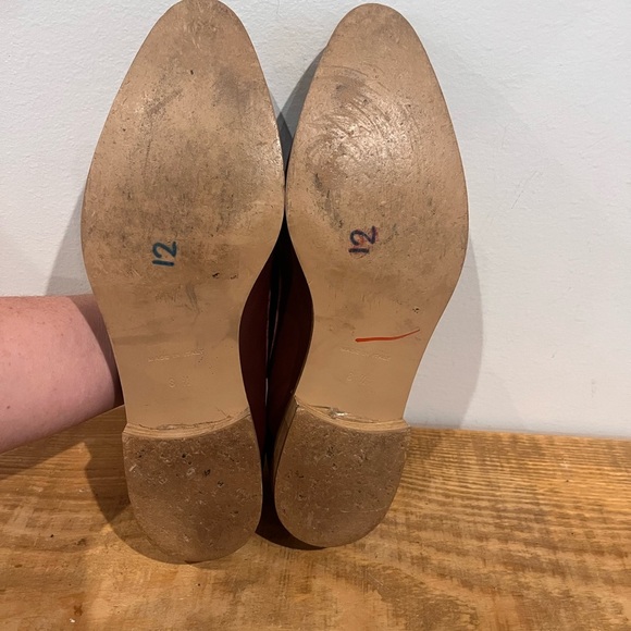 EVERLANE Womens classic the modern loafer burgundy leather loafers size 8.5 EUC - Picture 9 of 10